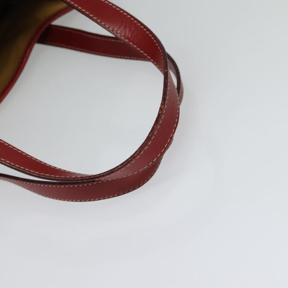 CELINE Macadam Canvas Tote Bag PVC Beige Gold Auth 136536 - Picture 7 of 16